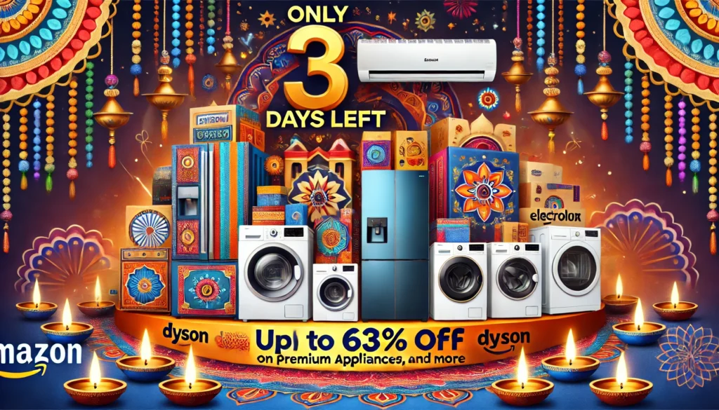 Amazon Diwali Sale 3 Days Left to Get Fabulous Deals On Premium Home